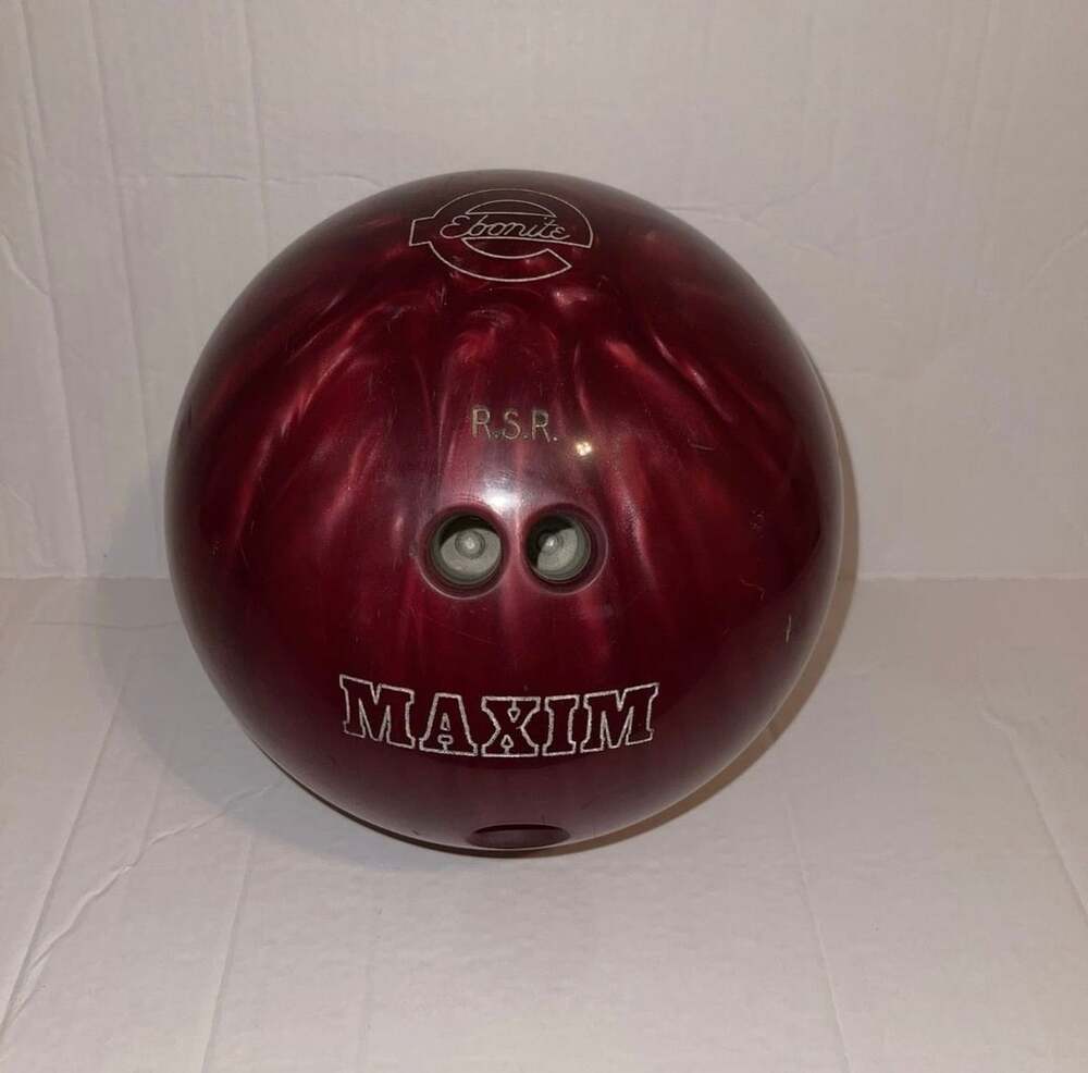 Ebonite Maxim Bowling Ball Red Pearl Swirl